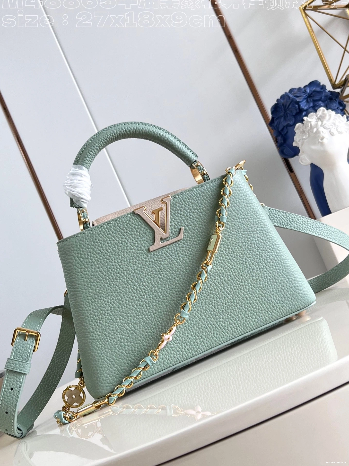 FS CHEAP VUITTON LOUIS BB-27*18*9CM CAPUCINES 0729